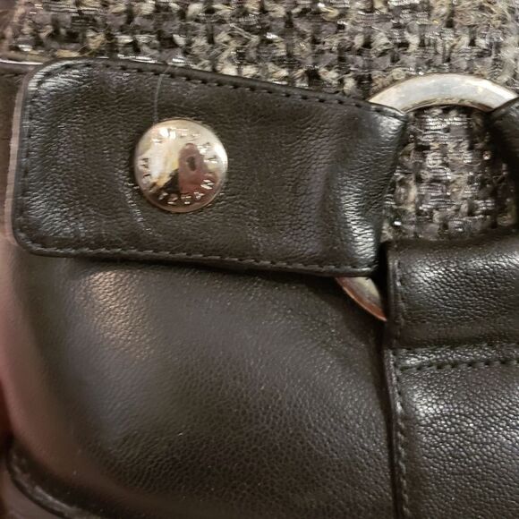 Stuart Weitzman Moto Harness Mid-Calf Tweed Boots - Picture 9 of 14